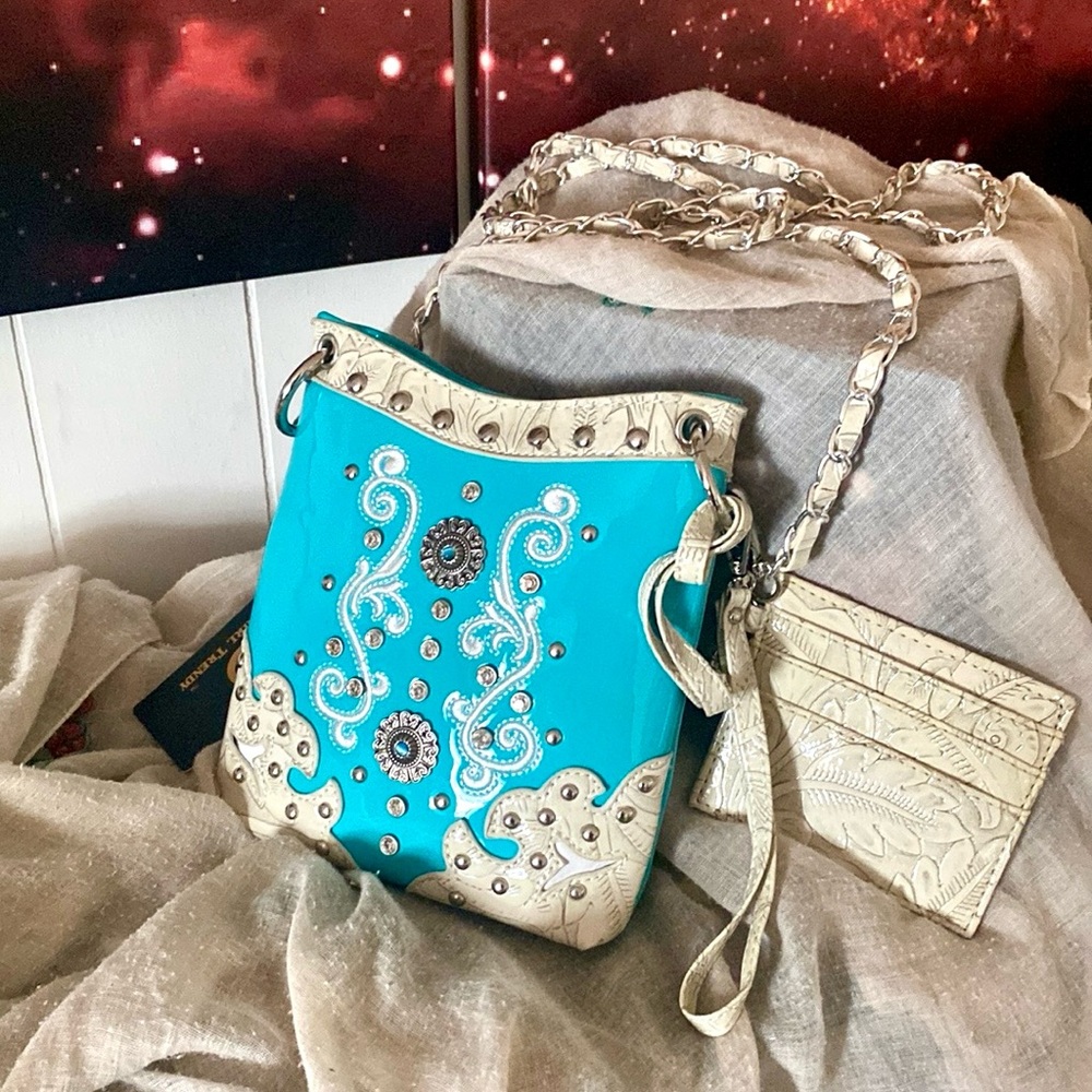 Cowgirl Trendy Bejewled Crossbody